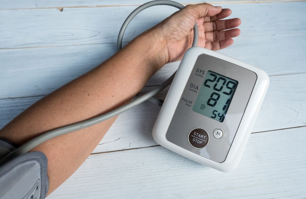 High blood pressure illustration